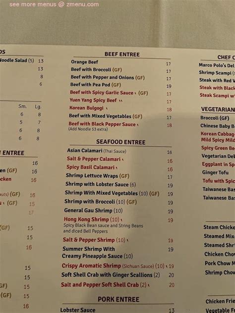 the villa middleton menu|Menu — The Villa .